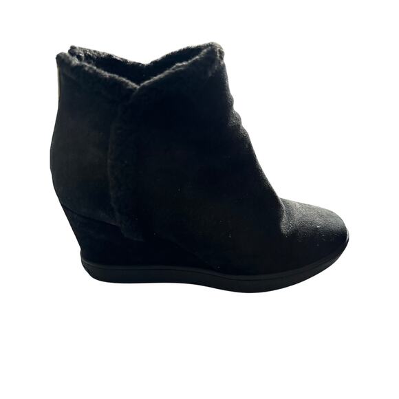 Aquatalia Ankle Wedge Faux FurWaterproof Booties- Size 11 - Picture 6 of 13